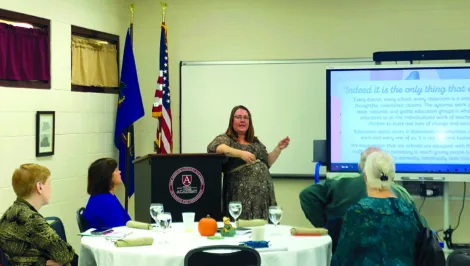 National Teacher of the Year addresses retired educators